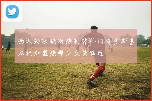 西汉姆联瞄准热刺替补门将金斯基本托加盟热那亚交易临近